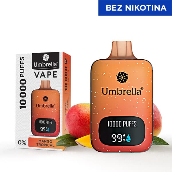 Umbrella 10000 Puffs Mango Tropical 0mg image 1