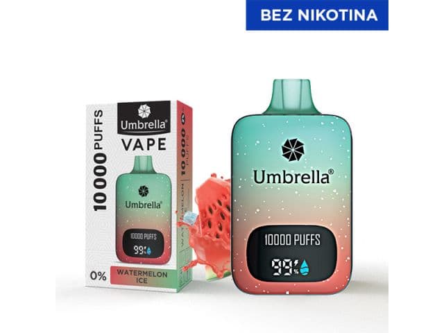 Umbrella 10000 Puffs Watermelon Ice 0mg image 1